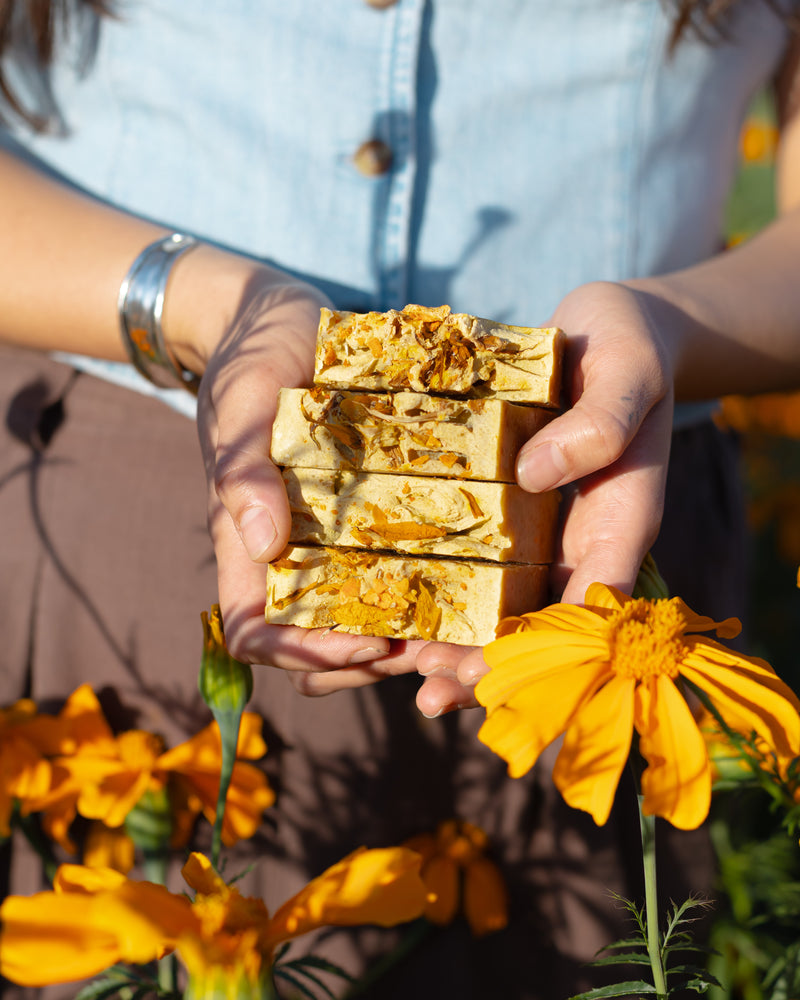 Jabón de Calabaza y Cempasúchil 🌼